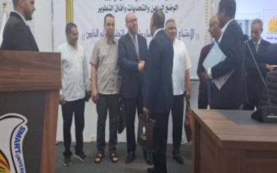 رئيس الجامعة يشارك في اجتماع موسع بوزارة التعليم العالي لمناقشة تجويد العملية التعليمية بالجامعات الخاصة